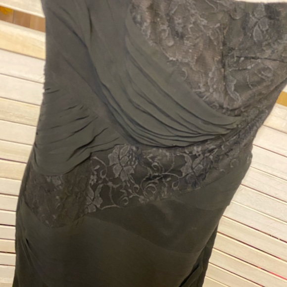 Black One Shoulder Party Mini Dress - Picture 2 of 10